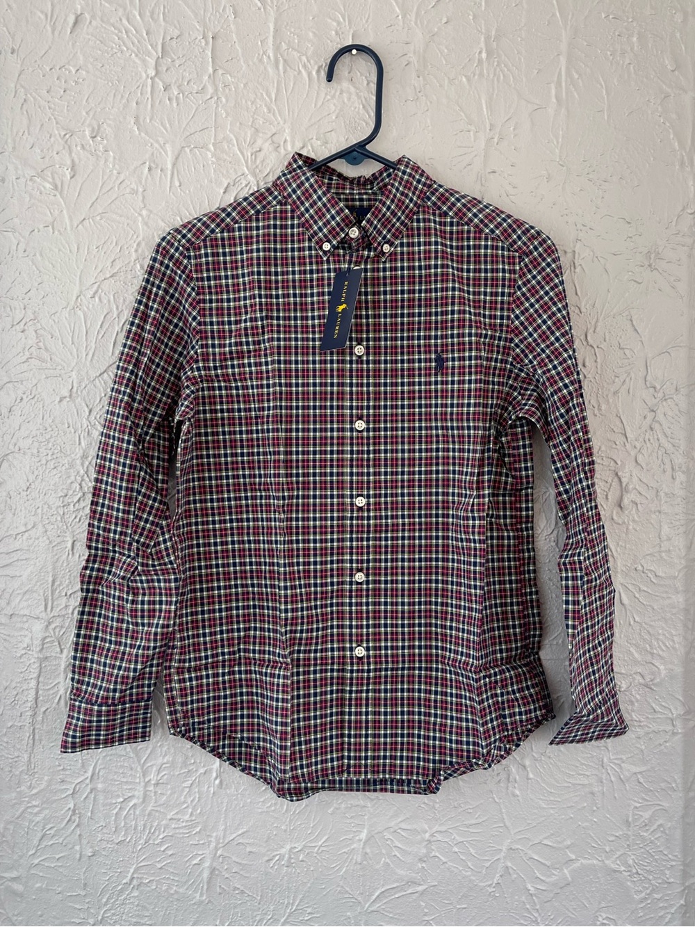 Polo Ralph Lauren NEW with Tags Button Down Plaid Shirt Size Large